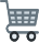 icon of grey shopping cart