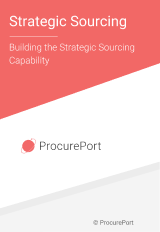 White paper cover of strategic sourcing building the strategic sourcing capability